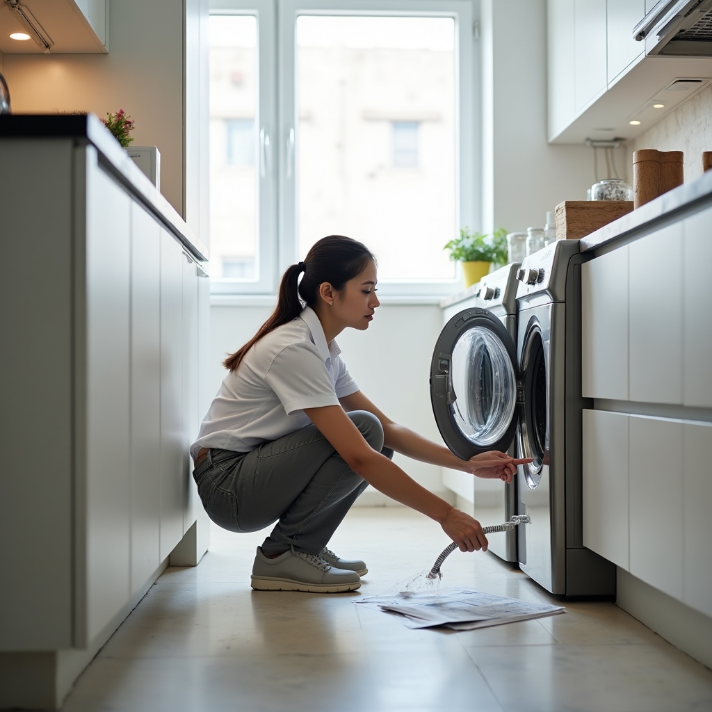 Установка бытовой техники на кухне